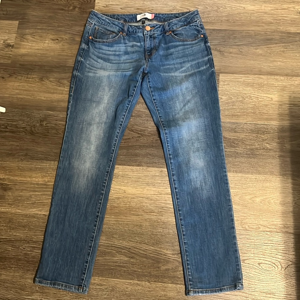 CAbi Women's Slim Boyfriend Blue Denim Jeans Size 6